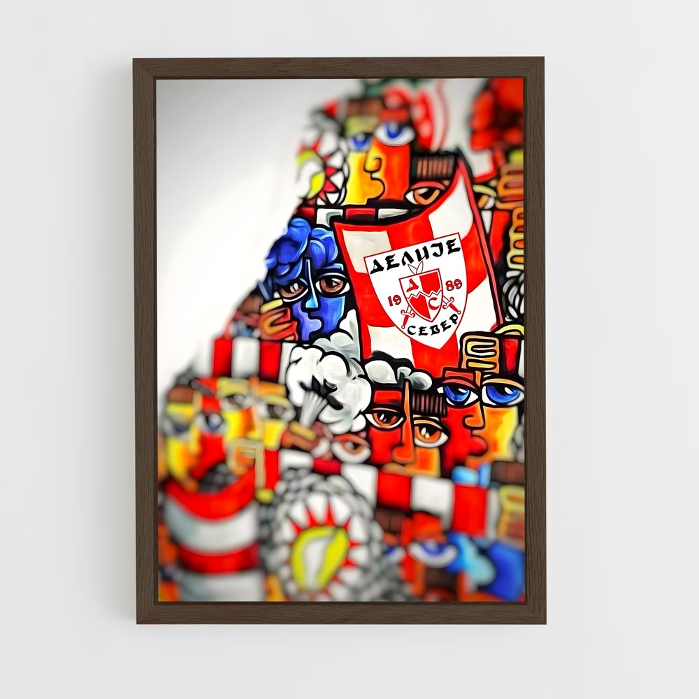 Poster Red star respectées – affiche Basketball (vue 5)